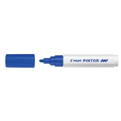 Pilot Pintor Medium 4.5mm Tip Bullet Marker Blue Blue Mid