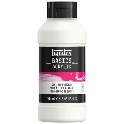 Liquitex Basics Acrylic 250ml Gloss Fluid Medium