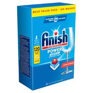 Finish Power Essential Dishwashing Tablets Lemon Sparkle 120 Pack