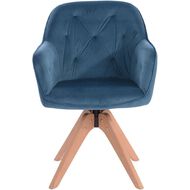 Workspace Fabric Swivel Chair Blue