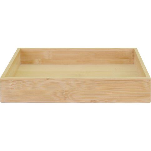 Living & Co Naturals Bamboo Large & Wide Deep Drawer Organiser