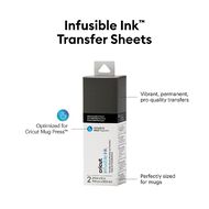 Cricut Infusible Ink Transfer Sheets Warm Grey 4.5in x 12in 2 Pack