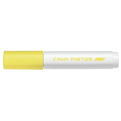 Pilot Pilot Pintor Marker Bullet Yellow Medium 4.5mm Tip Yellow Mid