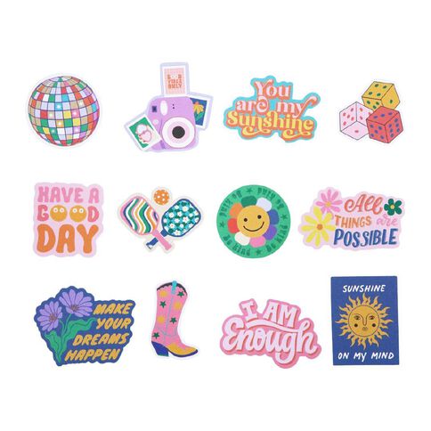 Uniti Summer Cardstock Die Cut Shapes