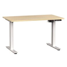 Agile Electric Height Adjustable Desk 1200 Atlantic Oak/White