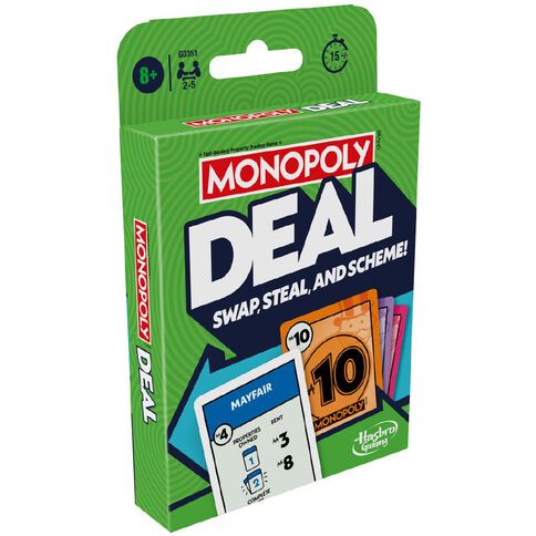 Hasbro Monopoly Deal Game