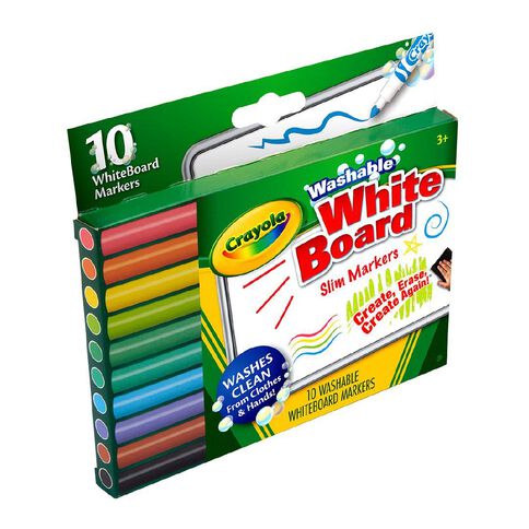 Crayola Whiteboard Washable Slim Markers