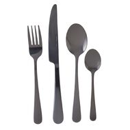 Living & Co Coast Cutlery Set Black 16 Piece