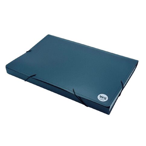 WS Expanding File PP Black Foolscap