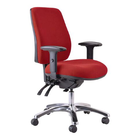 Buro Roma Exec Highback Red Red