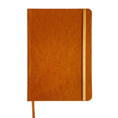 WS Notebooks PU Cover 100GSM 160 Pages Rust A5