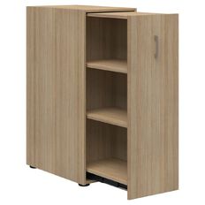 Mascot Personal Pull-out Storage locking Classic Oak 1200 Left Hand