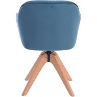 Workspace Fabric Swivel Chair Blue