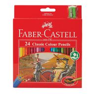 Faber-Castell Classic Colour Pencils 24 Pack Multi-Coloured 24 Pack