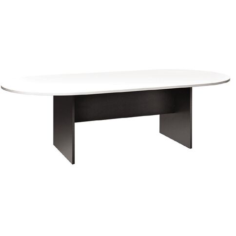 Jasper J Emerge Boardroom Table 2400 White/Ironstone