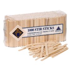 Wooden Stirrers 14cm 1000 Pack