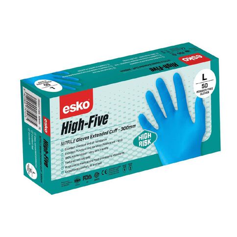 Esko High-Five Nitrile Glove 50 Pack Small