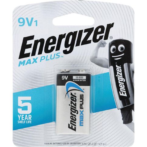 Energizer Max Plus Alkaline Battery 9 Volt