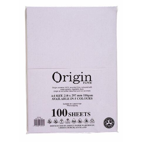 Direct Paper Recycled Paper 100gsm Iceberg A4 100 Pack