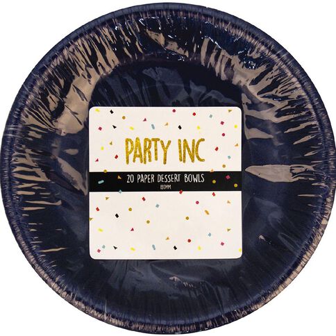 Party Inc Paper Bowls 18cm Royal 20 Pack