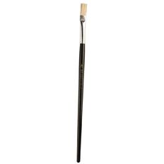 8 Hog Bristle Flat Brush Beige