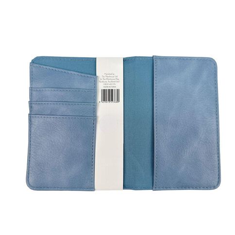 Uniti Travel Passport Holder Blue Mid