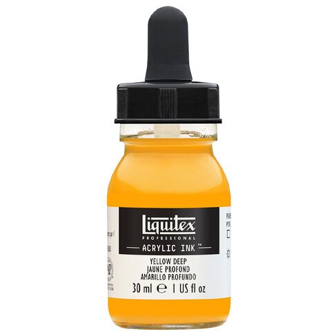 Liquitex Acrylic Ink Yellow Deep 30ml