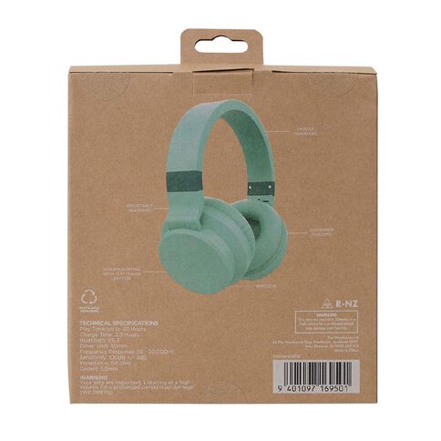 Poppy Wireless Headphones Moss