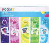 Kookie Tie Dye Kit Bright Multi-Coloured 5 Pack