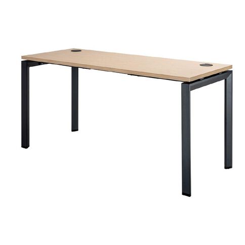 Zealand Desk Premium Plywood 1500w Black Frame