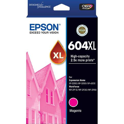 Epson Ink 604XL Magenta 350 Pages