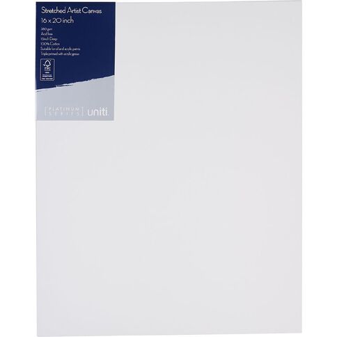 Uniti Plat Canvas 16 Inch x 20 Inch 380gsm