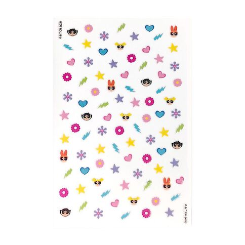 Powerpuff Nail Stickers 2 sheets