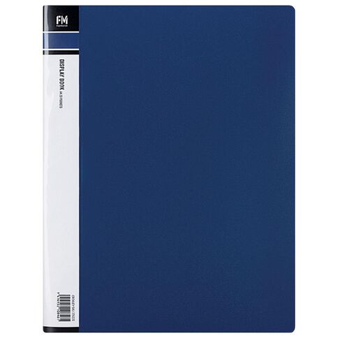 Filemaster Clearfile 20 Pocket Blue A4