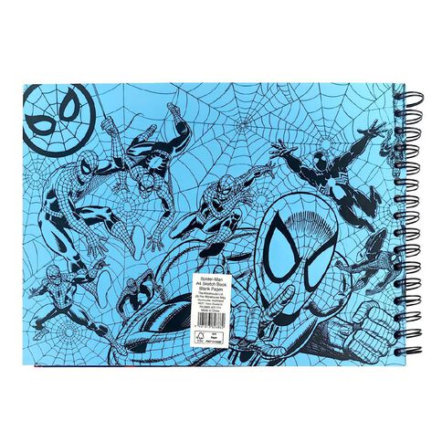 Spider-Man Sketch Book 100gsm Spiral A4