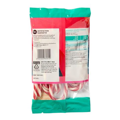 Nice Nafnac Minty Candy Canes 10 Pack 125g