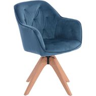 Workspace Fabric Swivel Chair Blue