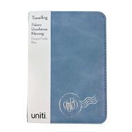 Uniti Travel Passport Holder Blue Mid