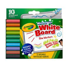 Crayola Whiteboard Washable Slim Markers