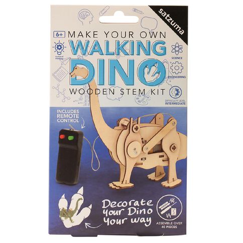 Tech.Inc Walking Wooden Dino STEM Kit