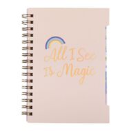 Kookie Spiral Notebook With Sticky Notes