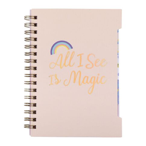 Kookie Spiral Notebook With Sticky Notes