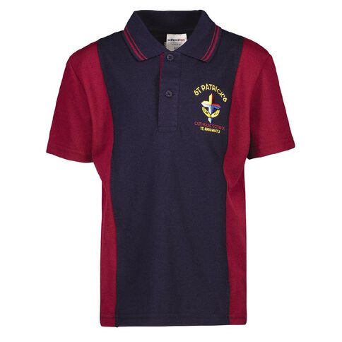 Schooltex St Patricks Te Awamutu New Short Sleeve Polo with Embroidery ...