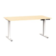 Agile Electric Height Adjustable Desk 1500 Nordic Maple/White