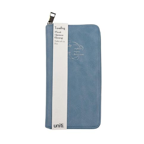 Uniti Travelling Wallet Blue Mid