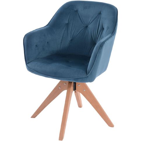 Workspace Fabric Swivel Chair Blue