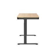 Workspace 1200Mm Adjustable Desk With Wood Look Top