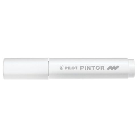 Pilot Pilot Pintor Marker Bullet White Medium 4.5mm Tip White