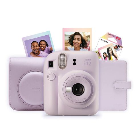 Fujifilm Instax Mini 12 Gift Pack Purple Ltd Ed