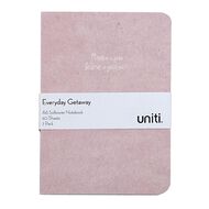 Uniti Everyday Getaway Saddles Stitch Notebook 2 Pack A6